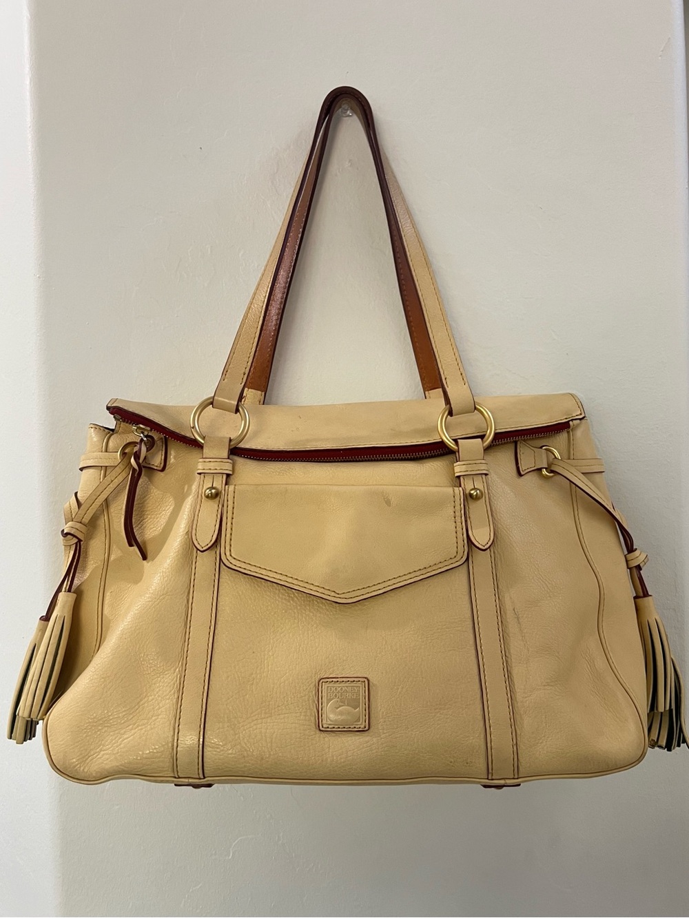 Dooney & Bourke Florentine Leather The Smith Shoulder Bag